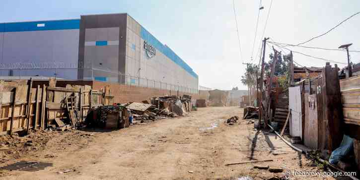 Some Tijuana locals say they're hopeful about a new Amazon warehouse that social media users called dystopian