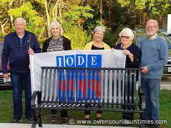 IODE dedicates new bench in honour of Mary Ellen Jasper - Owen Sound Sun Times