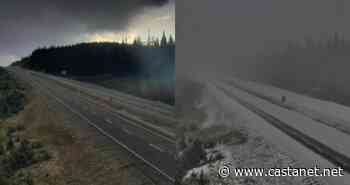 Snow is falling on some high-elevation highways Sunday morning - Kamloops News - Castanet.net