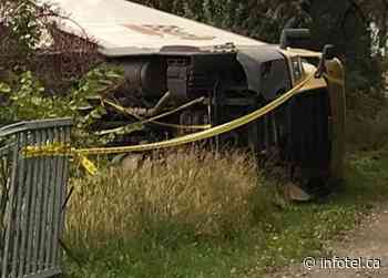 Kamloops woman fed up after second big rig crashes onto her property | iNFOnews | Thompson-Okanagan's News Source - iNFOnews