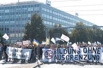 Studentendemo gegen Corona-Maßnahmen in Dresden - Sächsische.de