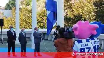 O hastear da bandeira no 128.° aniversário do FC Porto - Record