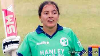 Amy Hunter: Ireland batter turns 16 by becoming youngest player to hit international ton