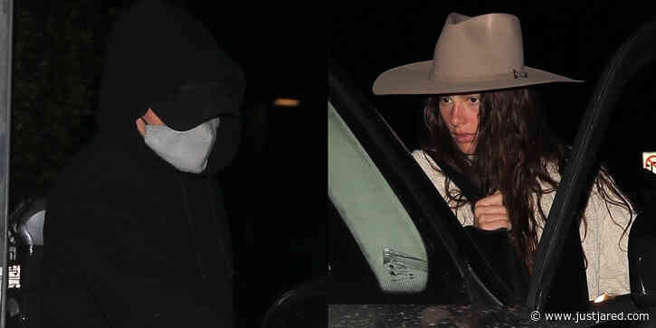 Leonardo DiCaprio & Girlfriend Camila Morrone Keep a Low Profile While Leaving Dinner in Santa Monica