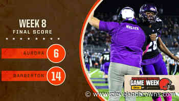 POST-GAME REPORT: Aurora at Barberton - clevelandbrowns.com