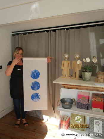 À la suite de la crise sanitaire, elle vend des artistes locaux pour rebondir et ne pas fermer son atelier à Levens