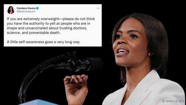 ‘A little self-awareness goes a long way’: Candace Owens says fat people shouldn’t criticize the unvaccinated