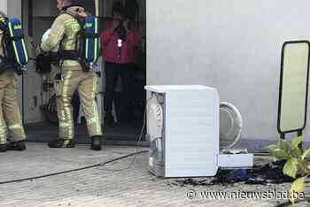 Droogkast brandt helemaal uit in garage