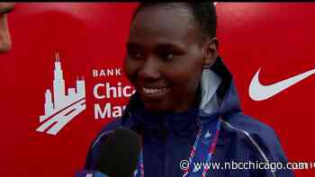Post-Race Interview: Ruth Chepngetich , 2021 Chicago Marathon Women's Champion - NBC Chicago
