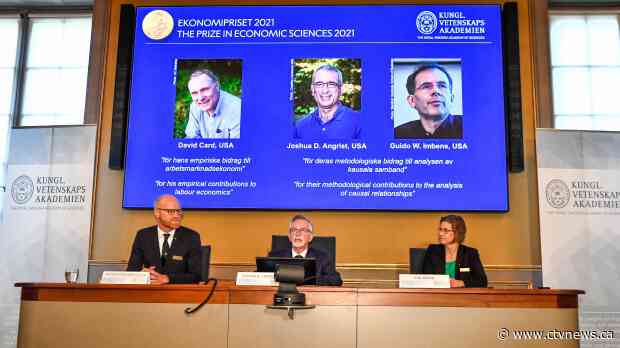 Canadian among three winners of economics Nobel prize