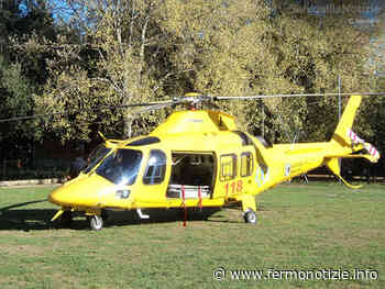 Scontro tra due vetture nei dintorni di Fermo, sul posto l'eliambulanza - Fermo Notizie