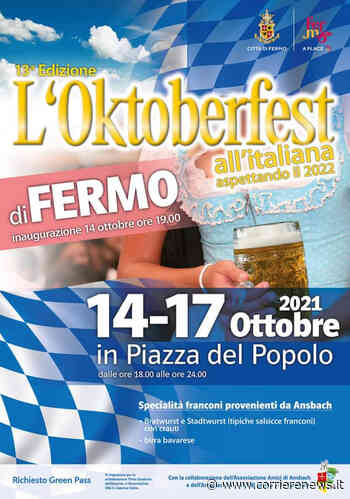 Torna l'Oktoberfest a Fermo. Appuntamento dal 14 al 17 ottobre in Piazza del Popolo - CorriereNews