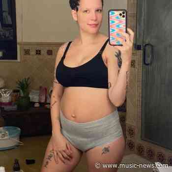 Halsey proudly displays post-baby body in candid post