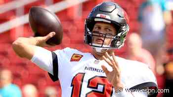 Bucs' Brady (thumb) expected to play Thursday