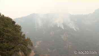 Firefighter hit by rolling rock while battling KNP Complex Fire