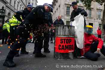 Greenpeace stages oil protest outside Downing Street - Dudley News