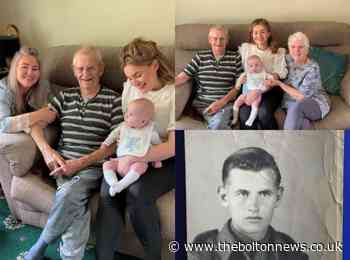 Bolton baby meets great-great grandad for first time - The Bolton News