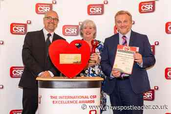 Prestigious award for trust's work over corporate social responsibility - News Post Leader