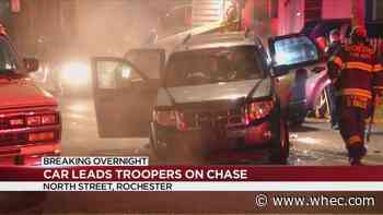 Police: Driver leads troopers on chase into City of Rochester