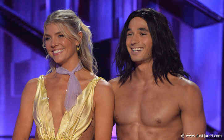 Alan Bersten Goes Shirtless to Play Tarzan Alongside Amanda Kloots on 'DWTS' Disney Heroes Night (Video)