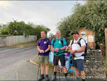 Three dads walk through Bolton and Bury for suicide awareness