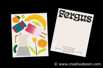 Principal studio designs a psychedelic identity for organic online shopping brand Fergus - Creative Boom