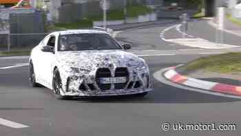 2023 BMW M4 CSL caught while doing some hot laps at the Nurburgring