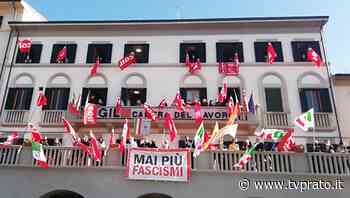 Aggressione alla sede nazionale della Cgil, anche a Prato la manifestazione di solidarietà - tvprato.it