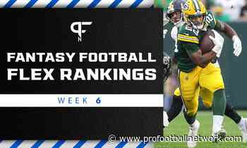 Week 6 Flex Rankings: Zach Pascal, AJ Dillon just inside the top 100 - Pro Football Network