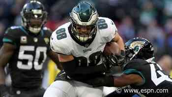 Eagles' Goedert on COVID list, doubtful vs. Bucs