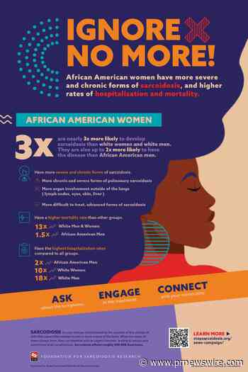 Ignore No More: Foundation for Sarcoidosis Research Launches African American Women &amp; Sarcoidosis Campaign