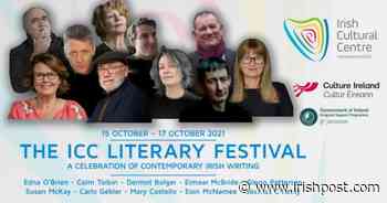 Edna O'Brien, Colm Toibin, Bolger, McBride, Patterson, McKay, McNamee and more amazing writers at London's ICC Literary Festival Next weekend - Irish Post