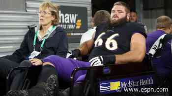 Cleveland 16th Raven on IR, avoids serious injury