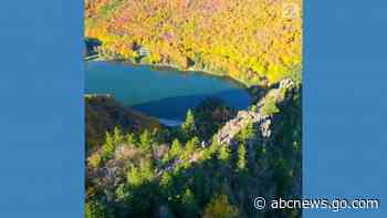 WATCH:  Aerial footage shows autumn colors in New Hampshire