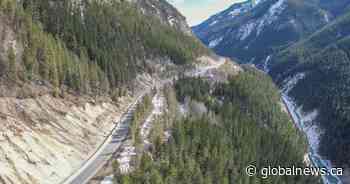Major section of Highway 1 closes for seven weeks as part of Kicking Horse Canyon project