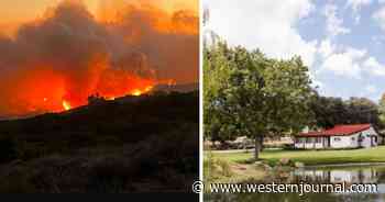 Exclusive Photos: Heartbreaking Images Show Wildfire on the Doorstep of Reagan Ranch