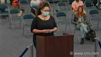 Mom who lost child to coronavirus speaks out at school board meeting - CNN