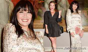 Daisy Lowe is stunning while Candice Brown puts on leggy display for afternoon tea at Theatre Royal