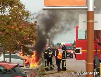 Voiture en feu à Epinal - Epinal infos - Epinal Infos