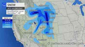 Hello winter: First major storm of the season hammers western US with heavy snow, howling winds