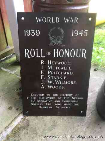 Plaque commemorating World War Two fallen found in garage