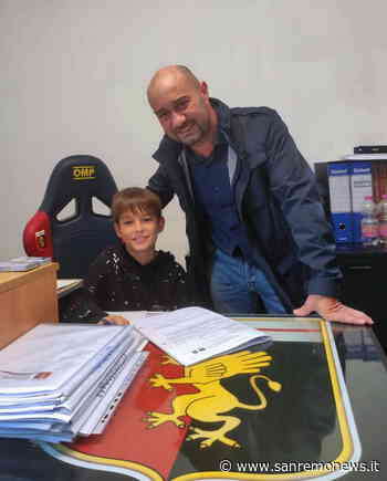Calcio giovanile: dalla Virtus Sanremo al Genoa, Aron Kraja firma con i rossoblu - SanremoNews.it