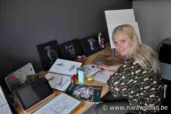 Julie Neefs (26) stelt voor het eerst portretten tentoon