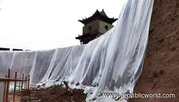 Heavy flood in China witnessed after decades damages ancient architecture in Shanxi - Republic World