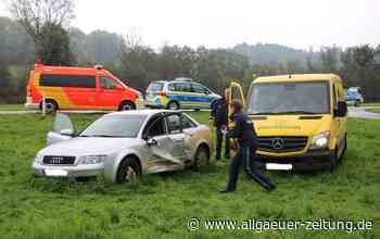 Unfall auf der Bundesstraße: Vier Verletzte auf der B12 bei Hergatz - Allgäuer Zeitung