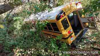 School Bus Crashes in Plaistow, NH, After Driver's Medical Emergency - NBC10 Boston