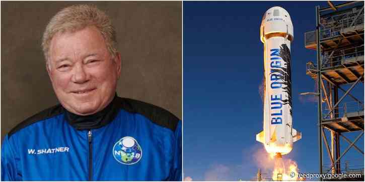 Watch live as Jeff Bezos' rocket company launches TV star William Shatner to the edge of space on Wednesday