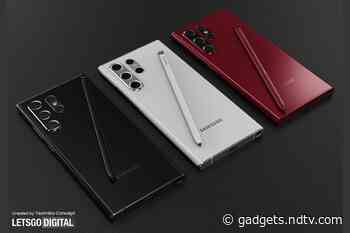 Samsung Galaxy S22 Ultra Official-Looking Renders Show Updated Rear Camera Design