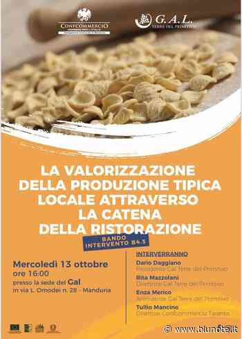 Confcommercio Manduria: Bando Gal Terre del Primitivo per ristorazione - Blunote