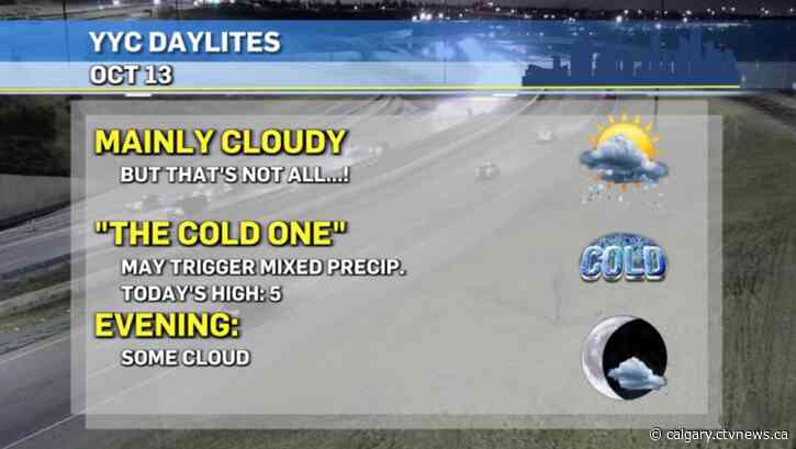 The bottom of Calgary's warming trend